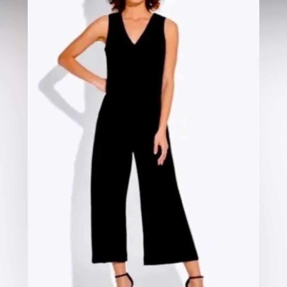 AYR black ribbed jumpsuit